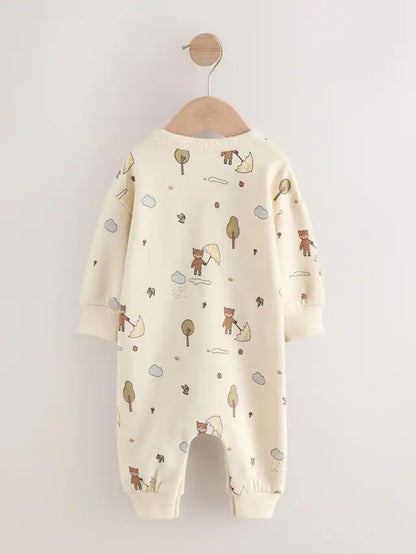 |BabyBoy| Macacão De Bebê Ecru Bear (0 meses a 3 anos)