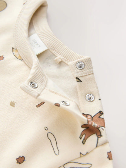 |BabyBoy| Macacão De Bebê Ecru Bear (0 meses a 3 anos)