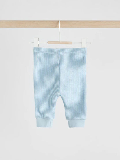 |BabyBoy| Conjunto De 2 Peças De Blusa e Calça Jogger 100% Algodão Blue Baby (0 meses a 2 anos)