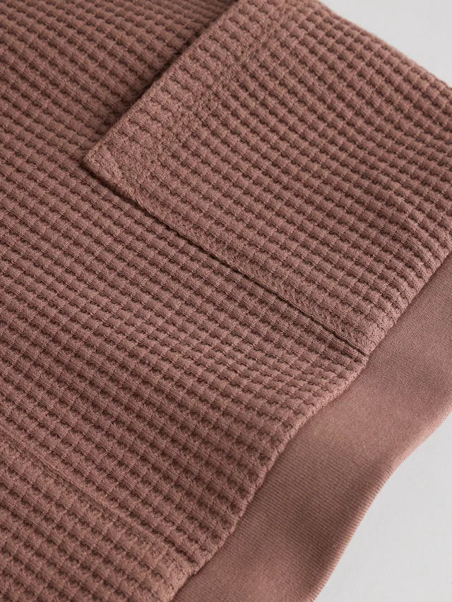 |BabyBoy| Blusa e Calça Jogger 100% Algodão Marrom Chocolate Para Bebê, 2 Peças (0 meses a 2 anos)