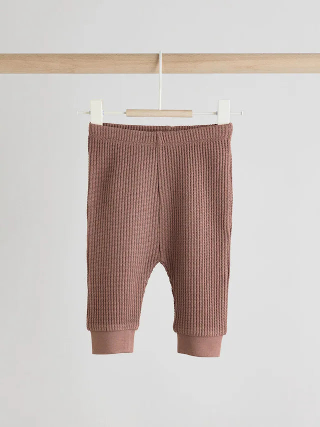 |BabyBoy| Blusa e Calça Jogger 100% Algodão Marrom Chocolate Para Bebê, 2 Peças (0 meses a 2 anos)