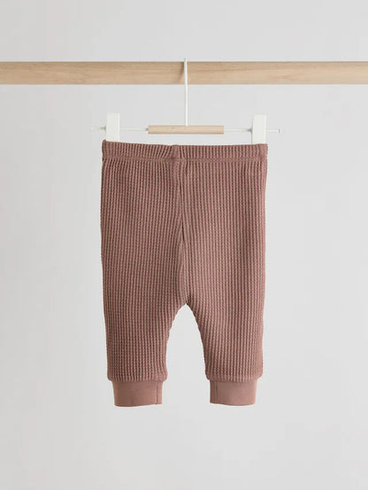 |BabyBoy| Blusa e Calça Jogger 100% Algodão Marrom Chocolate Para Bebê, 2 Peças (0 meses a 2 anos)