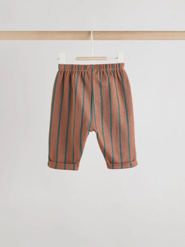 |BabyBoy| Calças De Moletom Retas Minerals Baby, Pacote Com 3 (0 meses a 2 anos)