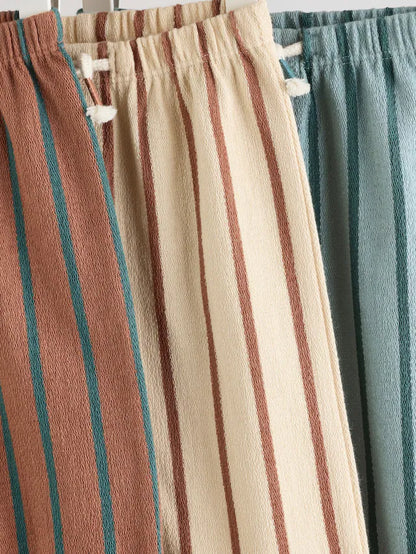 |BabyBoy| Calças De Moletom Retas Minerals Baby, Pacote Com 3 (0 meses a 2 anos)