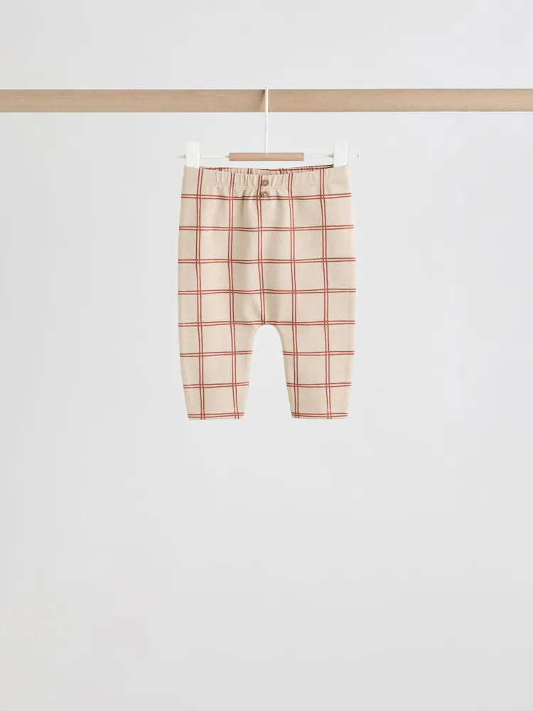 |BabyBoy| Conjunto De 6 Peças Para Bebês, Blusas e Leggings Hello Bear Cáqui/Bege (0 meses a 3 anos)