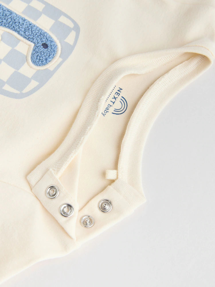 |BabyBoy| Conjunto De 6 Peças De Blusa e Leggings Azuis De Dinossauro Para Bebês (0 meses a 3 anos)