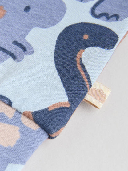 |BabyBoy| Conjunto De 6 Peças De Blusa e Leggings Azuis De Dinossauro Para Bebês (0 meses a 3 anos)