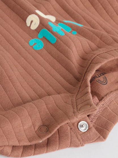 |BabyBoy| Conjunto De 6 Peças Para Bebês Com Blusa e Legging Verde/Marrom (0 meses a 3 anos)