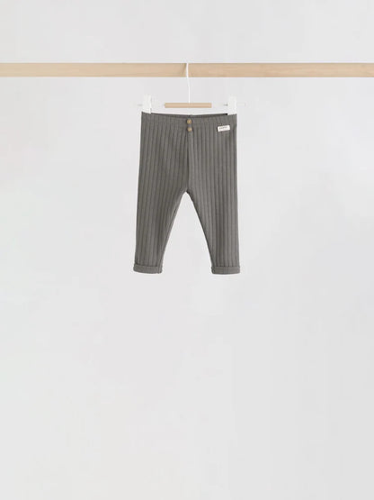 |BabyBoy| Conjunto De 6 Peças Para Bebês Com Blusa e Legging Verde/Marrom (0 meses a 3 anos)