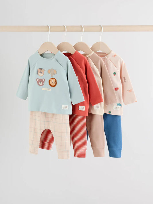 |BabyBoy| Conjunto De 8 Peças De Blusas e Leggings Mineral Little Cub Baby (0 meses a 2 anos)