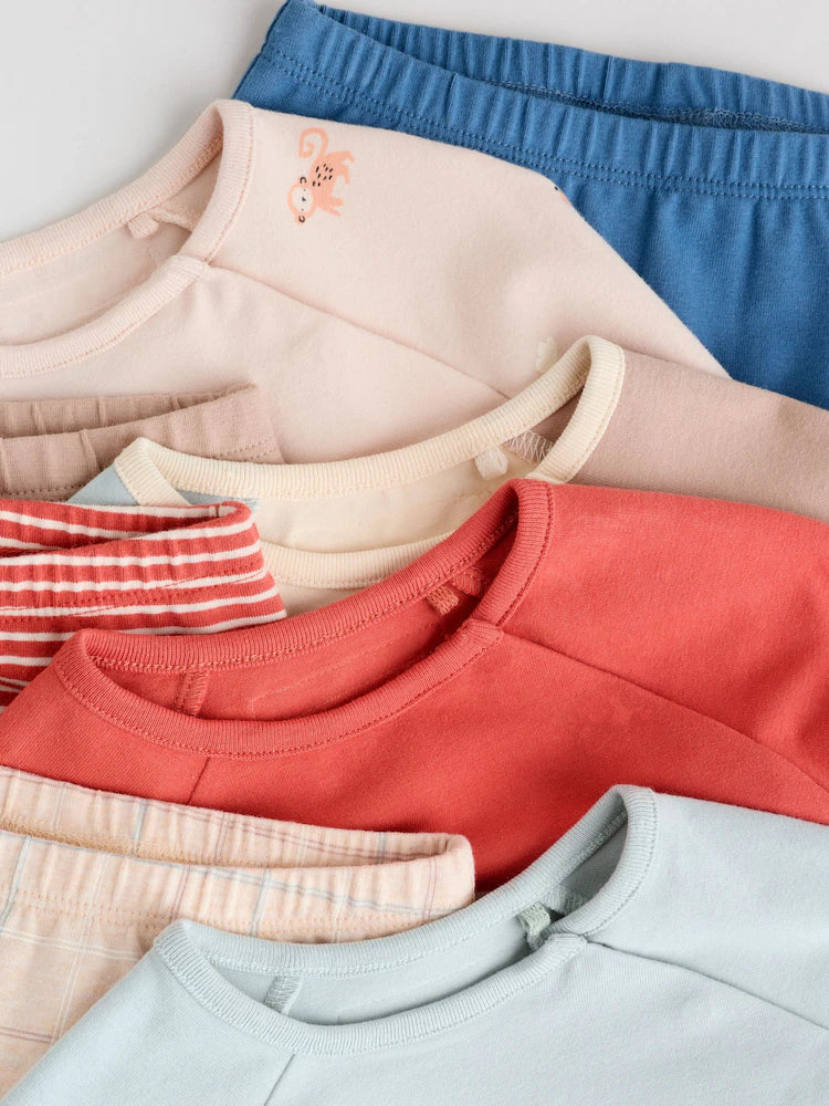 |BabyBoy| Conjunto De 8 Peças De Blusas e Leggings Mineral Little Cub Baby (0 meses a 2 anos)