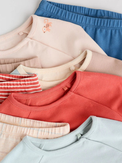 |BabyBoy| Conjunto De 8 Peças De Blusas e Leggings Mineral Little Cub Baby (0 meses a 2 anos)