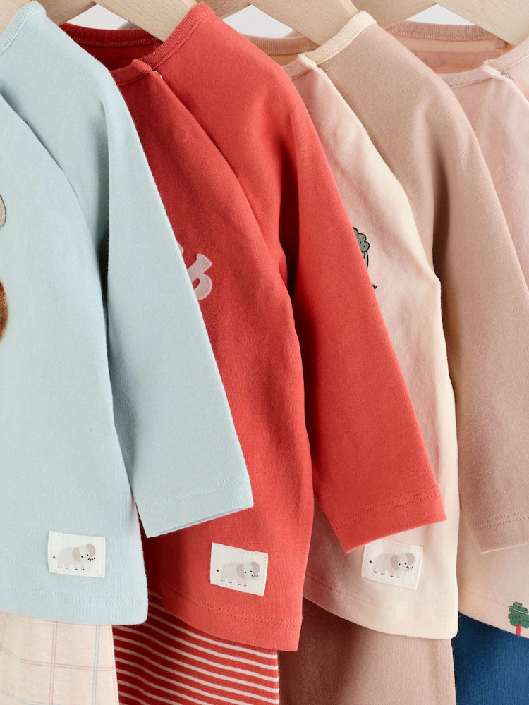 |BabyBoy| Conjunto De 8 Peças De Blusas e Leggings Mineral Little Cub Baby (0 meses a 2 anos)