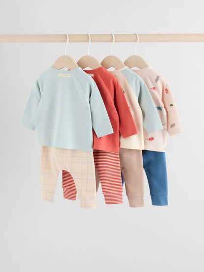 |BabyBoy| Conjunto De 8 Peças De Blusas e Leggings Mineral Little Cub Baby (0 meses a 2 anos)