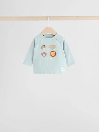 |BabyBoy| Conjunto De 8 Peças De Blusas e Leggings Mineral Little Cub Baby (0 meses a 2 anos)