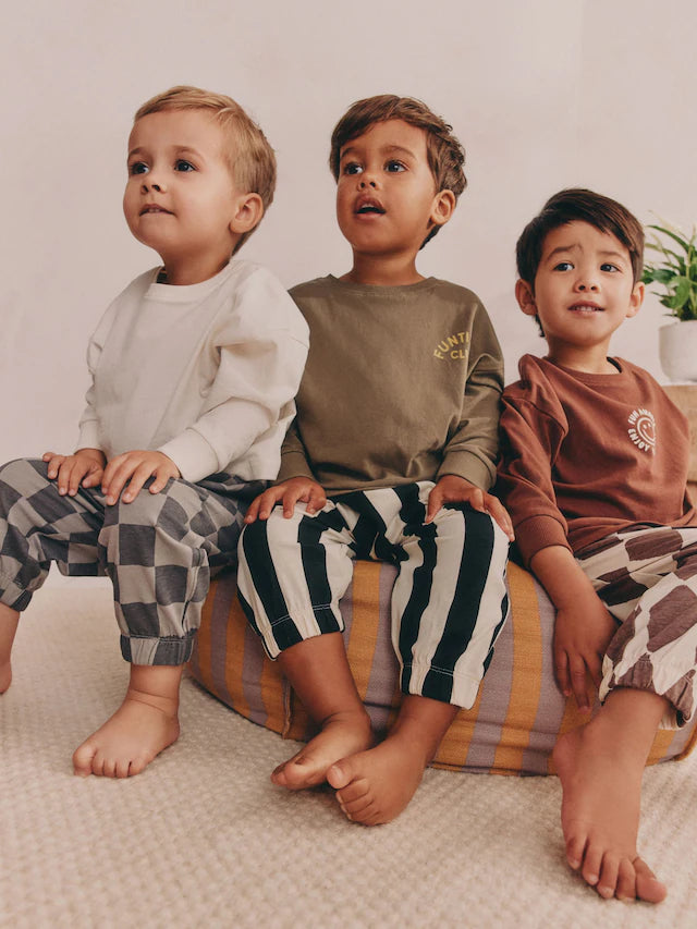 |Boy| Pacote Com 3 Pijamas Grandes (9 meses a 10 anos)