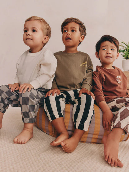 |Boy| Pacote Com 3 Pijamas Grandes (9 meses a 10 anos)