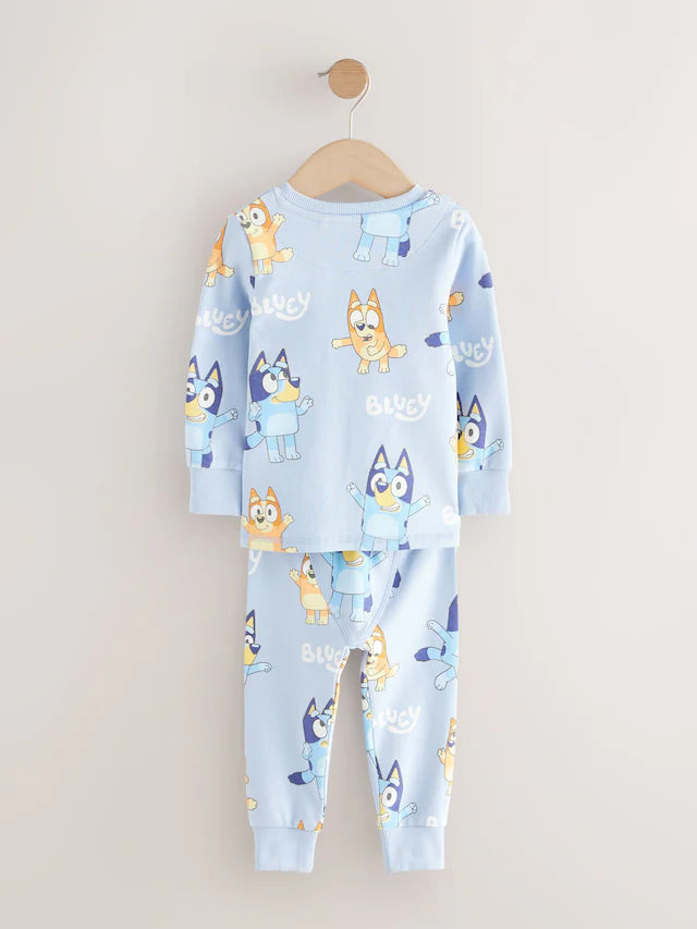 |Girl| Pijama Blue Snuggle - Pacote com (12 meses a 8 anos)