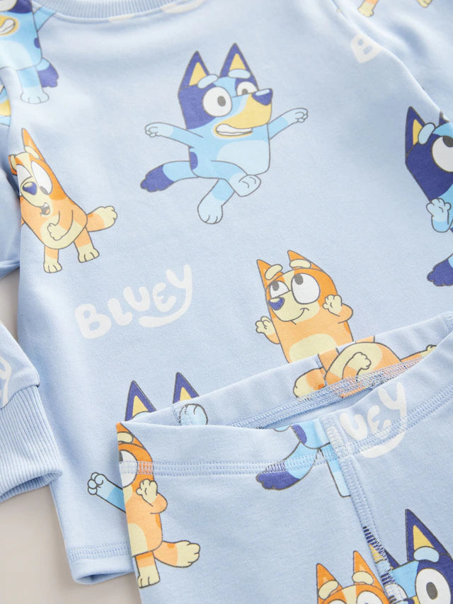 |Girl| Pijama Blue Snuggle - Pacote com (12 meses a 8 anos)
