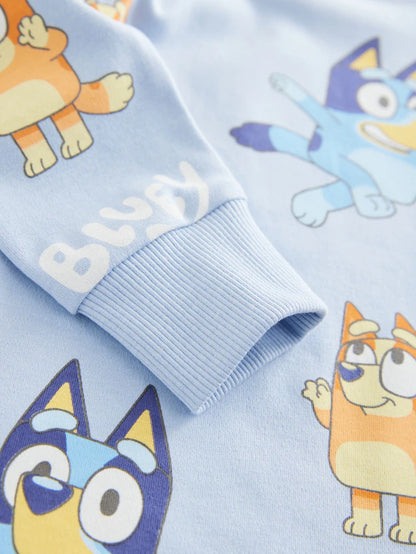 |Girl| Pijama Blue Snuggle - Pacote com (12 meses a 8 anos)