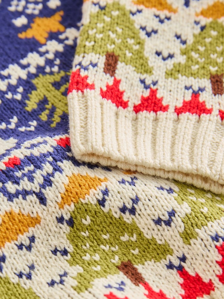 |Boy| Suéter De Natal Em Tricô Múltiplo (3 meses a 7 anos)