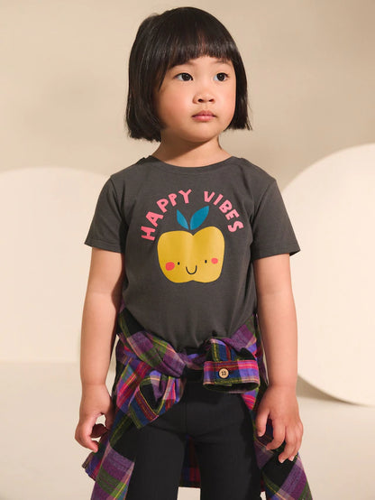 |Girl| Conjunto De Camiseta e Leggings Com Várias Camisas (3 meses a 8 anos)