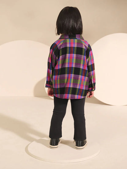 |Girl| Conjunto De Camiseta e Leggings Com Várias Camisas (3 meses a 8 anos)