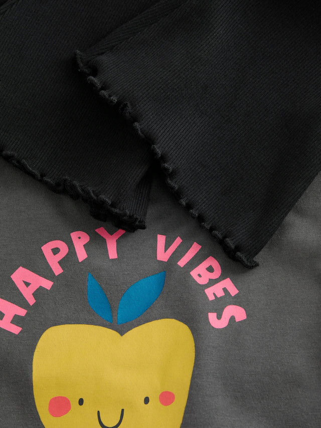 |Girl| Conjunto De Camiseta e Leggings Com Várias Camisas (3 meses a 8 anos)