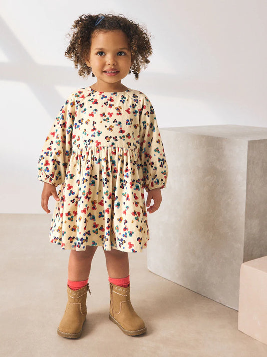 |Girl| Vestido De Cordão Multi Animal (3 meses a 8 anos)