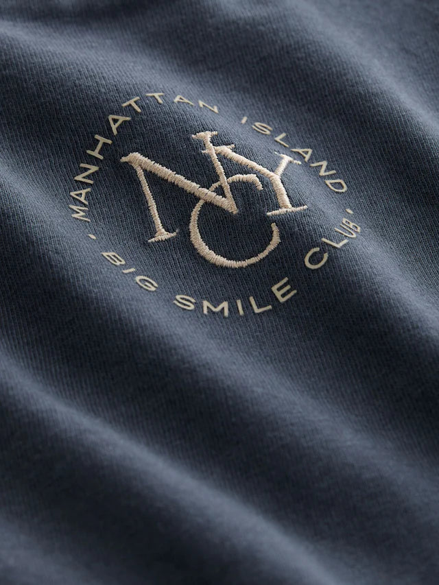 |Boy| Conjunto De Camiseta De Manga Curta Azul Marinho/Bege e Calça Jogger Utilitária (3 meses a 7 anos)