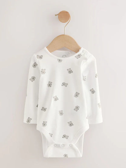 |BabyGirl| Macacão e Macacão De Veludo White Bear Para Bebê (0-12 meses)