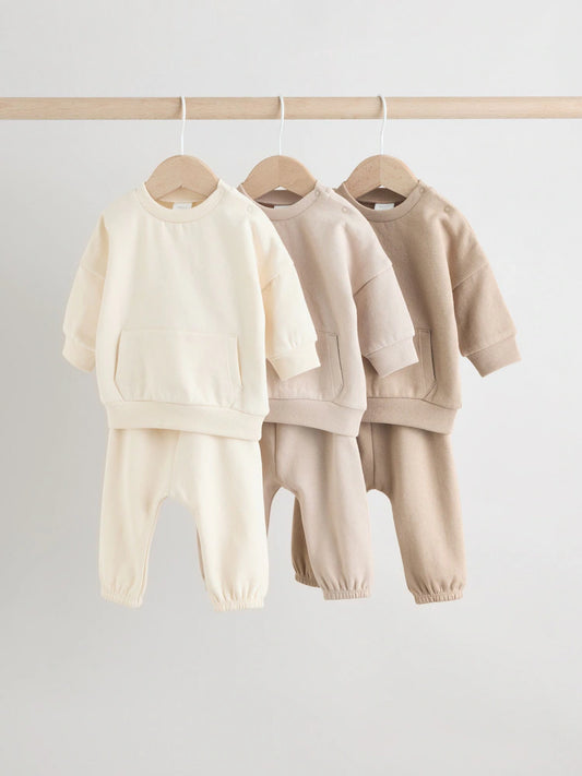 |BabyBoy| Conjunto De Moletom e Calça De Moletom Neutro Para Bebê, 6 Peças (0 meses a 3 anos)