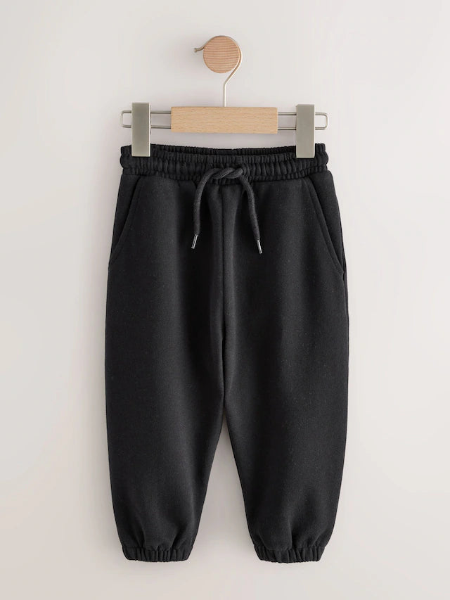 |Boy| Calça De Moletom Preta Regular Fit Soft Touch (3 meses a 7 anos)