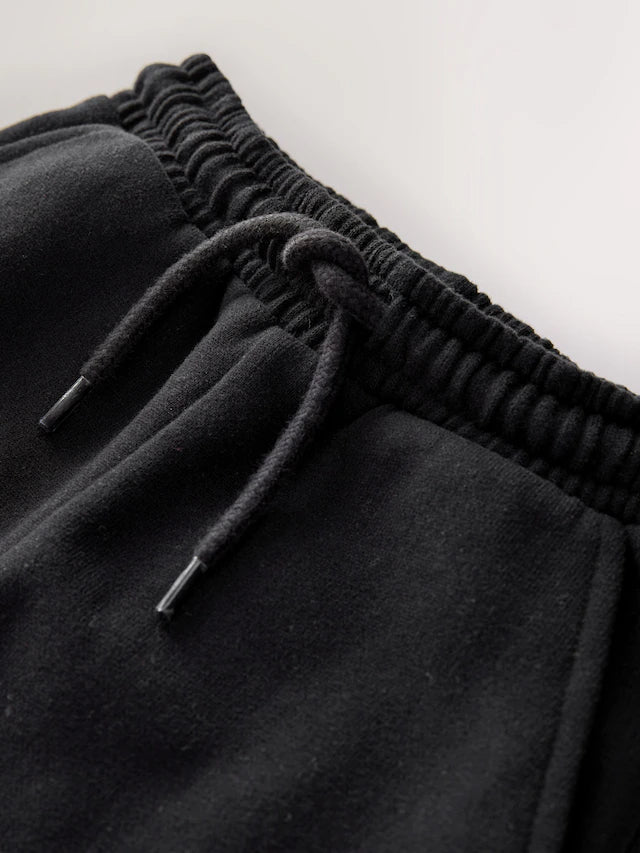 |Boy| Calça De Moletom Preta Regular Fit Soft Touch (3 meses a 7 anos)