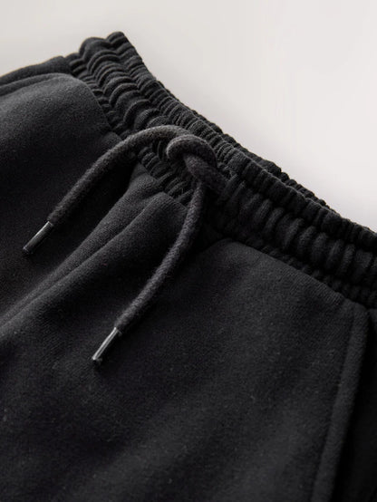 |Boy| Calça De Moletom Preta Regular Fit Soft Touch (3 meses a 7 anos)