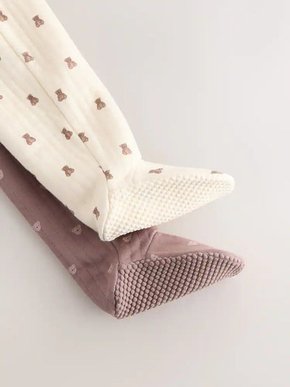 |BabyGirl| Kit com 2 Macacões Acolchoados Marrons