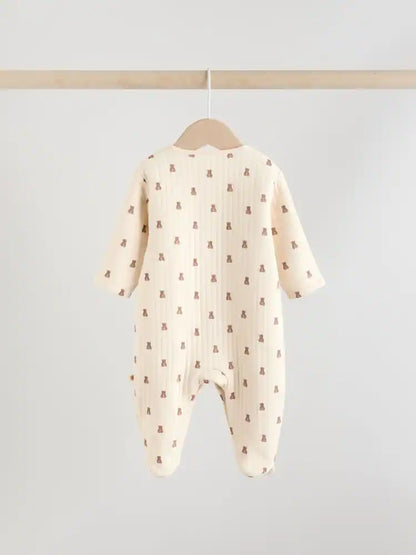 |BabyGirl| Kit com 2 Macacões Acolchoados Marrons