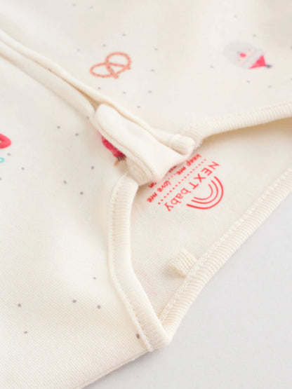 |BabyGirl| Pacote Com 3 Macacões De Natal Para Bebês Vermelhos (0 meses a 3 anos)