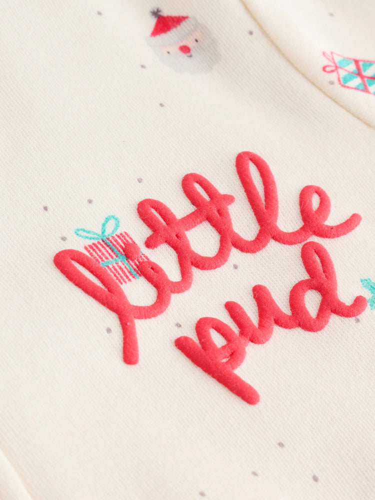 |BabyGirl| Pacote Com 3 Macacões De Natal Para Bebês Vermelhos (0 meses a 3 anos)