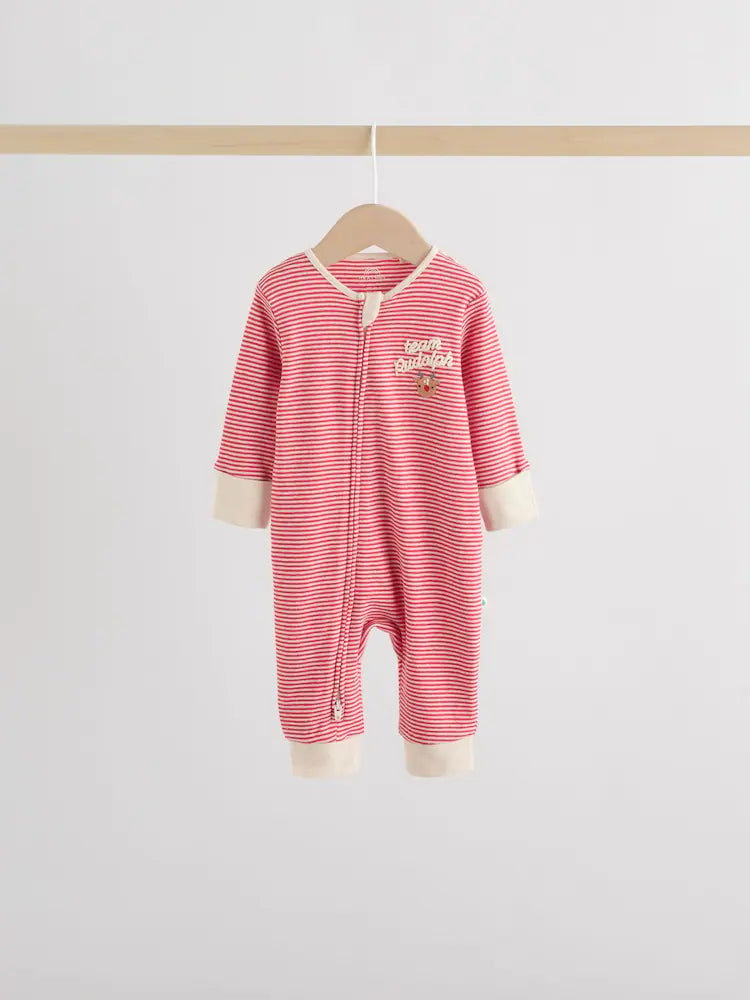 |BabyGirl| Pacote Com 3 Macacões De Natal Para Bebês Vermelhos (0 meses a 3 anos)