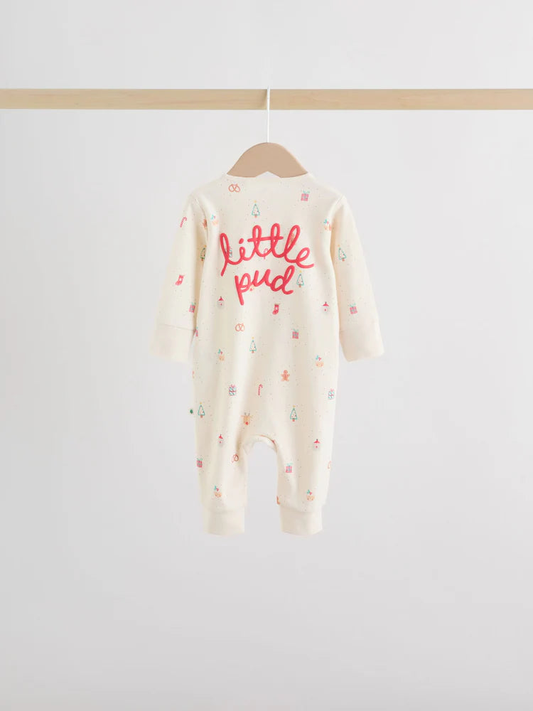 |BabyGirl| Pacote Com 3 Macacões De Natal Para Bebês Vermelhos (0 meses a 3 anos)