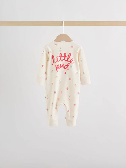 |BabyGirl| Pacote Com 3 Macacões De Natal Para Bebês Vermelhos (0 meses a 3 anos)