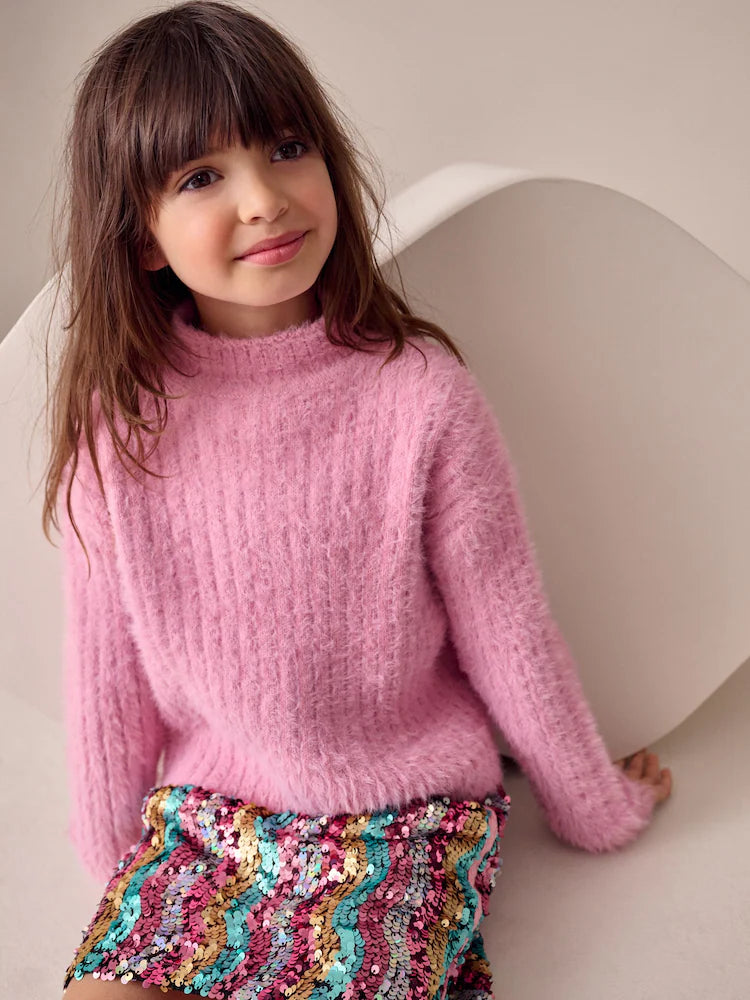 |BigGirl| Blusa Rosa Fofa (3-16 anos)