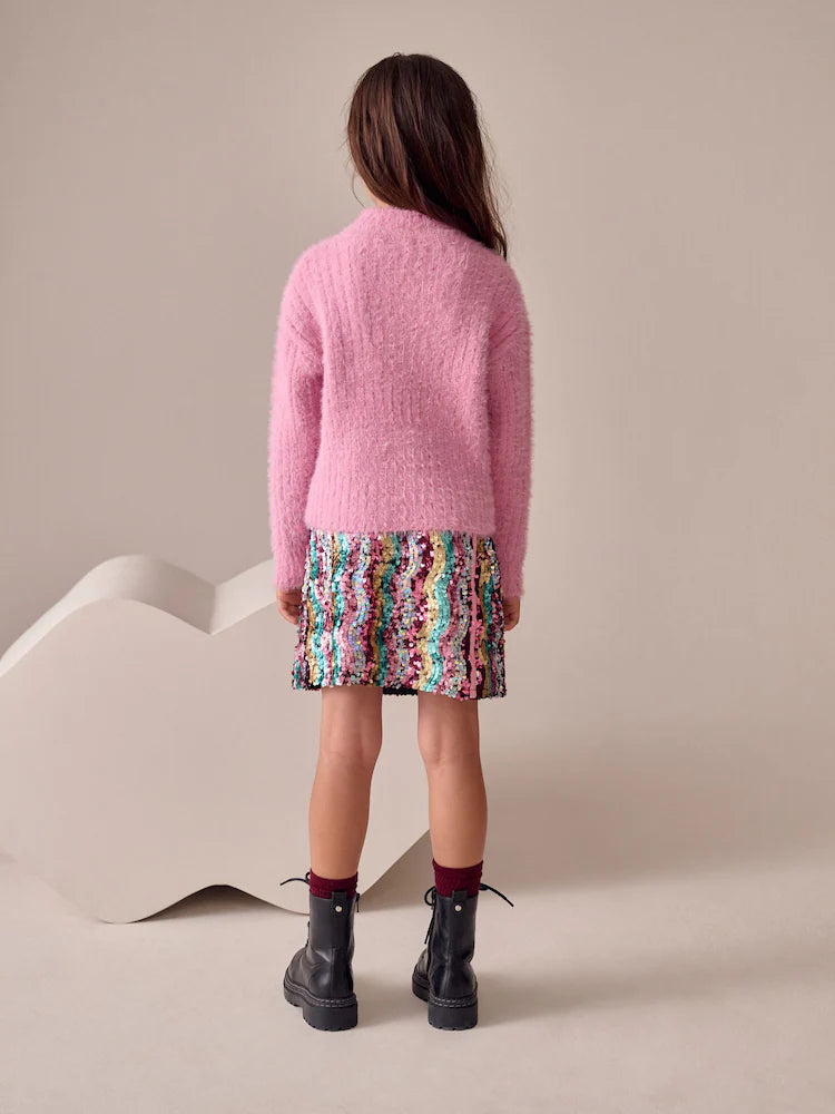 |BigGirl| Blusa Rosa Fofa (3-16 anos)