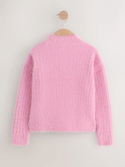 |BigGirl| Blusa Rosa Fofa (3-16 anos)