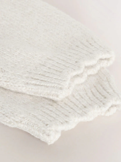 |Girl| Cardigan Cru Com Botões (3 meses a 7 anos)