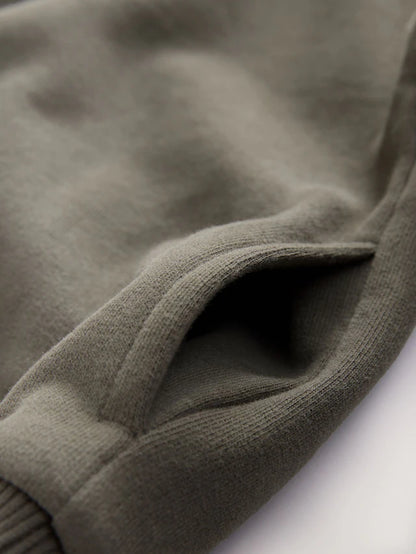 |Boy| Moletom Com Capuz De Manga Comprida Verde Cáqui e Toque Macio (3 meses a 7 anos)