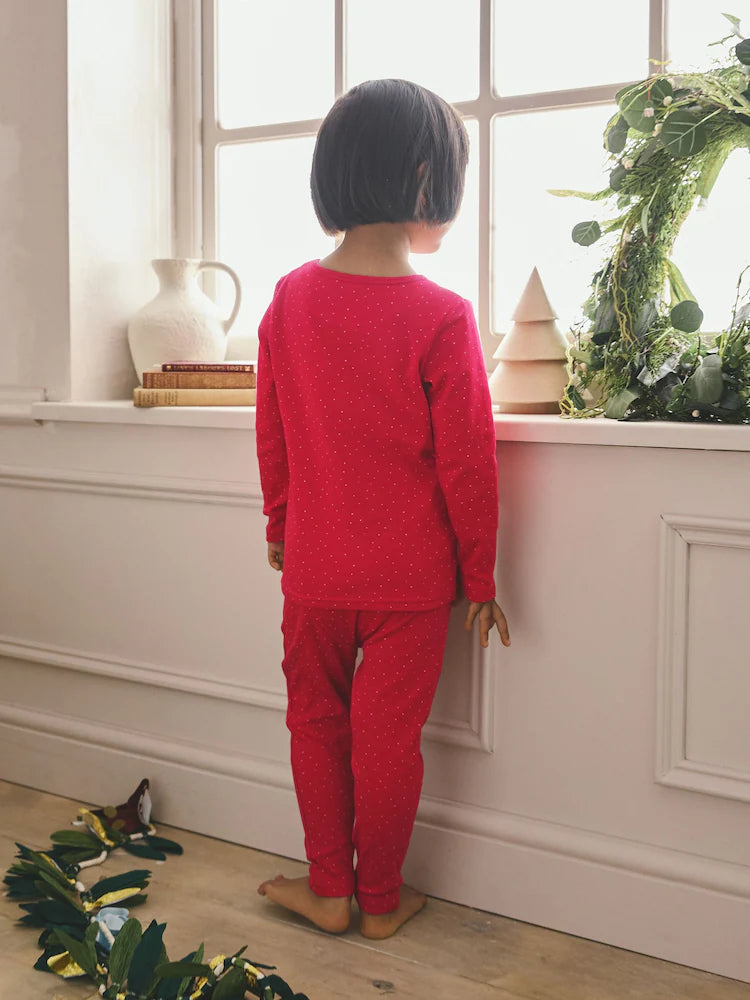 |Girl| Pijama De Natal Red Bear (9 meses a 16 anos)