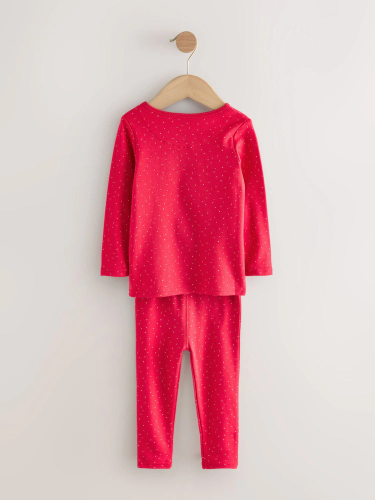 |Girl| Pijama De Natal Red Bear (9 meses a 16 anos)