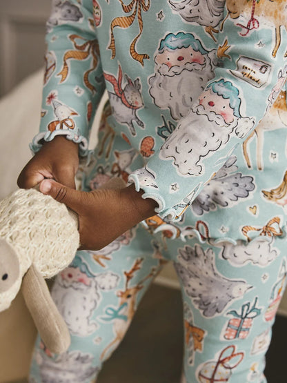 |Girl| Pijama De Natal Com Estampa Blue Goose (9 meses a 16 anos)